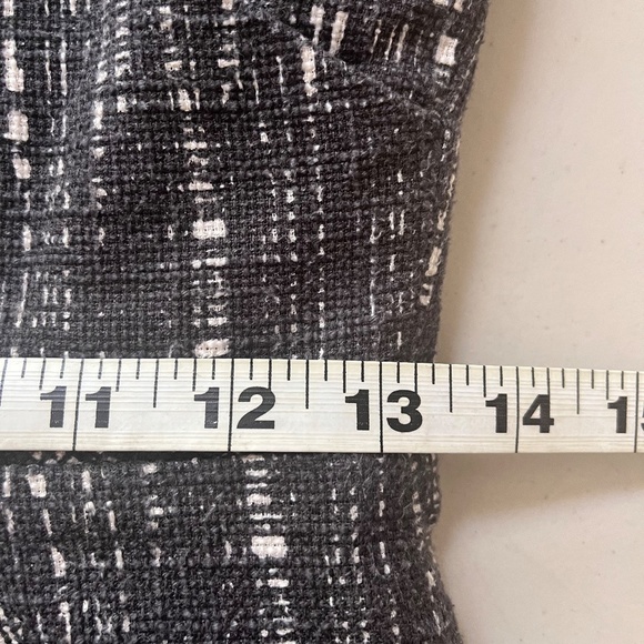 J. Crew HOLIDAY Dress Womens Sz 0/2 Grey Tweed Sheath Sleeveless Lined Zipper - Picture 13 of 14